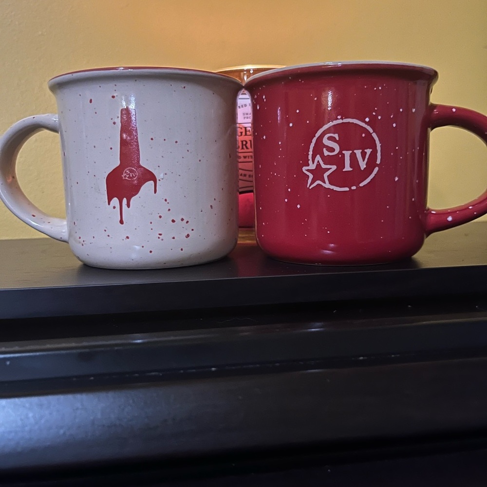 Maker’s Mark Bourbon Whiskey set of 2 mugs - Whiskey mug with SIV logo